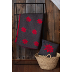 Carla Plaid Edelweiss Anthracite - 135x200