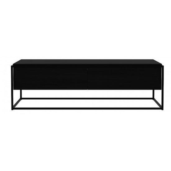 Meuble TV Monolit en chêne noir - Ethnicraft