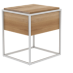 Table de chevet Monolit en chêne - 1 tiroir - Ethnicraft