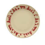 Assiette calotte - Vache Rouge