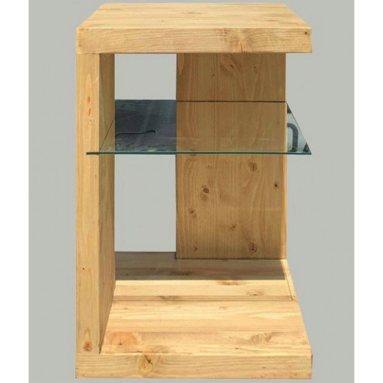 Console chevet cirée