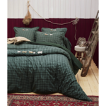 Housse de couette brode Shetland - Sylvie Thiriez