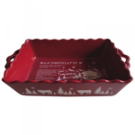 Plat à four rectangulaire La Tartiflette Rouge - 33 cm