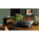 Lit Flix en pin massif et métal 160 cm - FLILI160 - Casita 