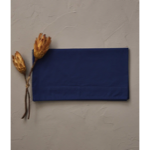 Taie de traversin percale lavée Bleu de Chauffe - Sylvie Thiriez