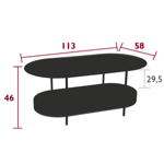 Table basse Salsa - Fermob