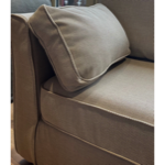 Canapé Modele E 3 Places dossier fibre creuse- Tissu Bjorn Beige