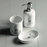 Porte savon céramique Ski - Catia Luca