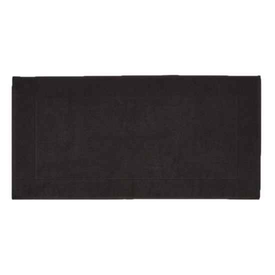 Tapis de bain éponge unie Noir 50x80 - Sylvie Thiriez