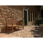 Banc arrondi 3 places en teck VISAYA L160