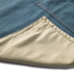 Tablier en cuir et toile vintage n°325 - Dénim foncé