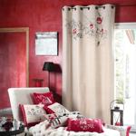 Pan de rideau Villard Écru - 140x260