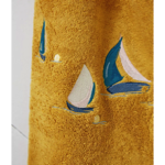 Éponge brodée Au large miel - Sylvie Thiriez