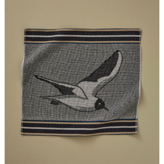 Carré éponge 50x50 Marée basse - Sylvie Thiriez