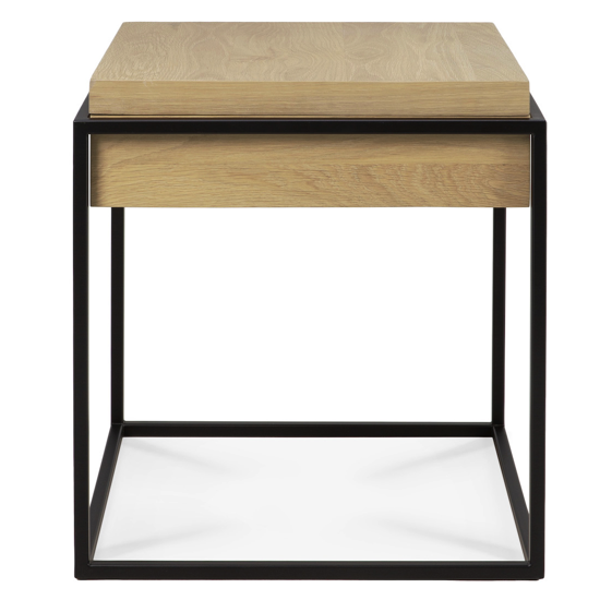 Table d'appoint en chêne monolithe