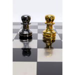 Jeu d'échecs 60x60 noir et doré