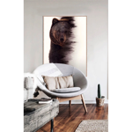 Toile AC cadre naturel - Ours brun - 65x92,5 - Podevache 