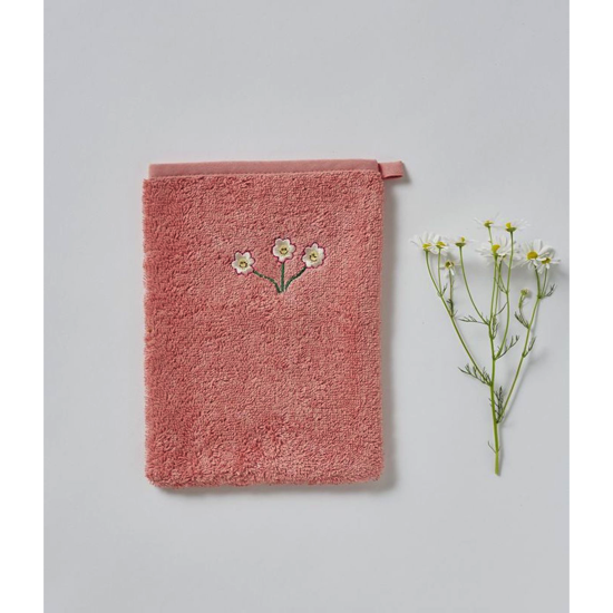 Gant de toilette brodé Bonnie - Sylvie Thiriez