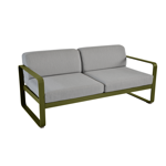 Canapé 2 Places Bellevie coussin Gris Flannelle - Fermob