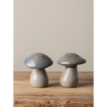 Set salière et poivrière Champignons gris - Chehoma