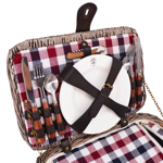 Panier pique-nique osier 4 personnes - Sarlat