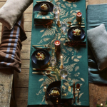 Chemin de table 50x150 Forêt enchantée imprimée - Sylvie Thiriez