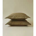 Taie percale unie Vert Avocat - Sylvie Thiriez