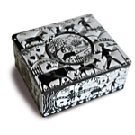 Bote Kapiton rectangle - Collection Papier Dcoup