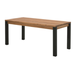Table Catane en 150 cm chne massif et mtal - CATATA 150 - Casita