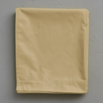 Drap plat percale unie Beige Bl - Sylvie Thiriez