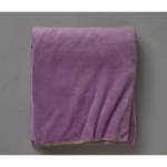 Plaid Bien au chaud 150x175 - Violet Pervenche - Sylvie Thirez