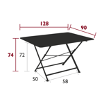 Table Cargo 128x90 - Fermob