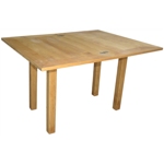 Table extensible épicéa massif 90x55(110) huilée