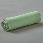 Drap housse coton uni Vert Romarin - Sylvie Thiriez