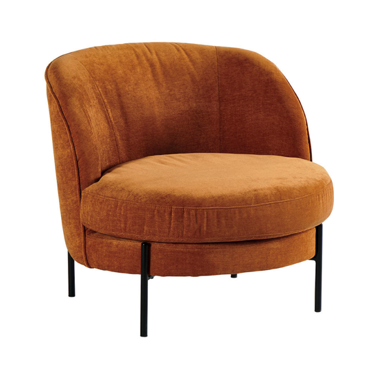 Fauteuil Leoni Pieds fer noir - Casita