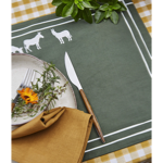 Set de table RDV Au pré kaki - Sylvie Thiriez 