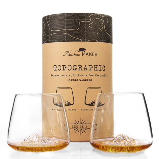 Set de 2 verres - Mont-Blanc &amp; Evrest 