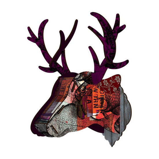 Trophy deer - Purple branch
