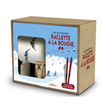 Raclette  la bougie 2 personnes srie limite 2021 - LUMI Blanc - Skis - Cookut