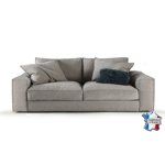 Canap Chamonix 4 places - Tissu Cat.2 Univers Zinc