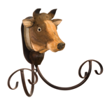 Porte manteau tête de vache