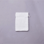 Gant de toilette éponge unie Crème 15x21 - Sylvie Thiriez 