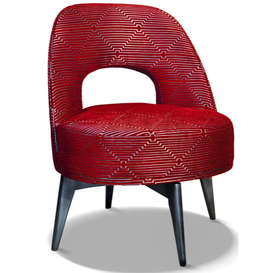 Fauteuil Hugo hêtre - Teinte vieil argent / Tissu Fraze