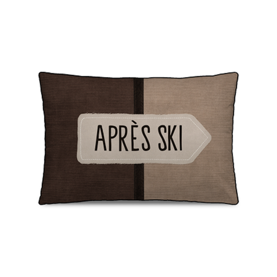 Coussin velours Tweedy Après ski 40x60 - Pôdevache