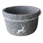 Corbeille � pain feutre de laine naturelle Cerf - Catia Luca