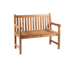 Banc droit 2 places en teck MINAO L120