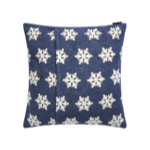 Carla Housse de coussin Flocons de neige Bleu - 50x50