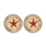 Set de 2 assiettes creuses Ø19,5 en mélamine - Sea Life