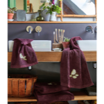 Éponge brodée Entre les branches - Sylvie Thiriez