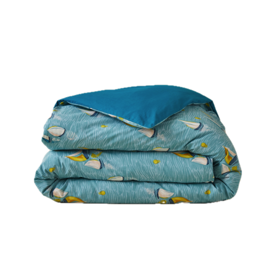 Housse de couette imprimée Au large - Sylvie Thiriez 